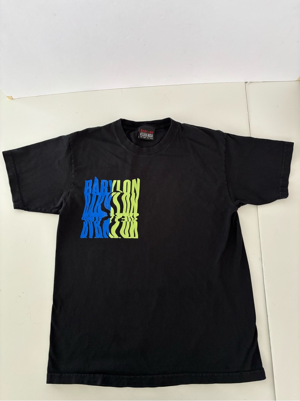 Babylon Wavy Store Logo Short Sleeve T-Shirt Size M
